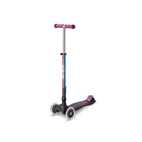 Trotinette Micro Maxi Deluxe Foldable LED Neochrome 2026  - Trottinette Enfants