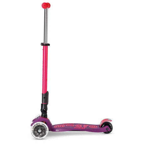 Trotinette Micro Maxi Deluxe Foldable Neon LED 2026  - Trottinette Enfants