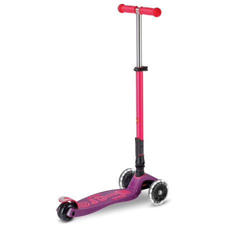 Trotinette Micro Maxi Deluxe Foldable Neon LED 2026  - Trottinette Enfants