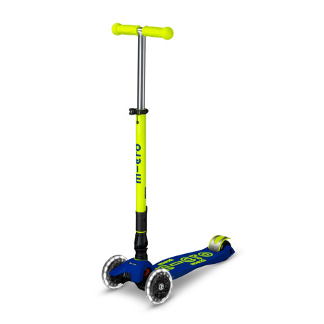Trotinette Micro Maxi Deluxe Foldable Neon LED 2026  - Trottinette Enfants