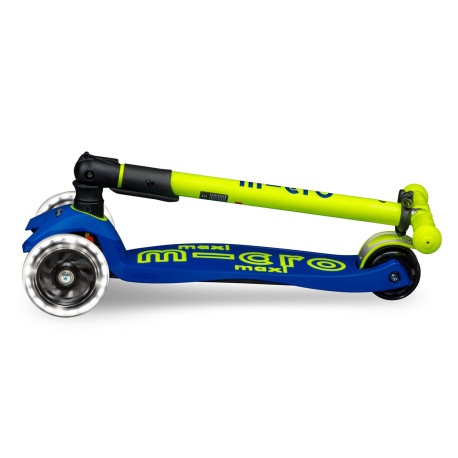 Trotinette Micro Maxi Deluxe Foldable Neon LED 2026  - Trottinette Enfants