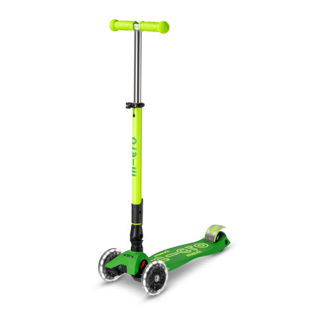 Trotinette Micro Maxi Deluxe Foldable Neon LED 2026  - Trottinette Enfants