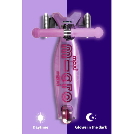 Trotinette Micro Maxi Deluxe Glow LED Plus 2026  - Trottinette Enfants