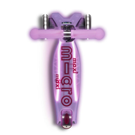 Trotinette Micro Maxi Deluxe Glow LED Plus 2026  - Trottinette Enfants