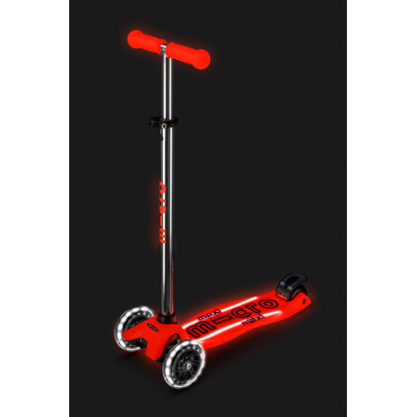Trotinette Micro Maxi Deluxe Glow LED Plus 2026  - Trottinette Enfants