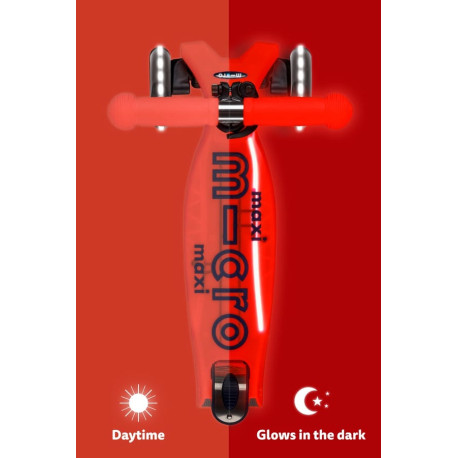 Trotinette Micro Maxi Deluxe Glow LED Plus 2026  - Trottinette Enfants