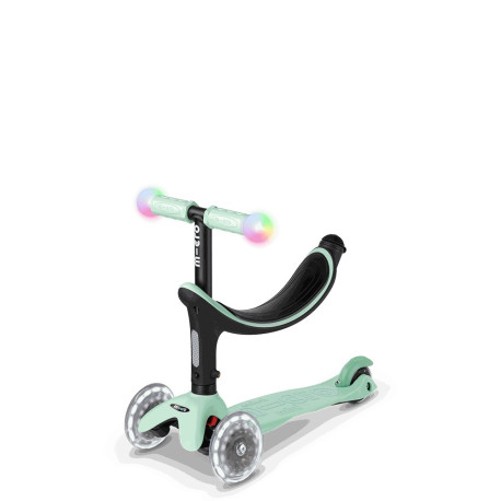 Trotinette Micro Mini2Grow Deluxe Magic Led 2026  - Trottinette Enfants
