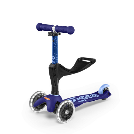 Trotinette Micro Mini 3In1 Deluxe Plus Led 2026  - Trottinette Enfants