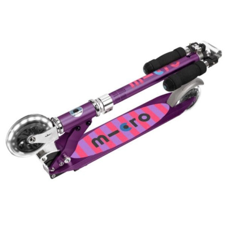 Trotinette Micro Sprite Led Purple Stripe 2026  - Trottinette Enfants