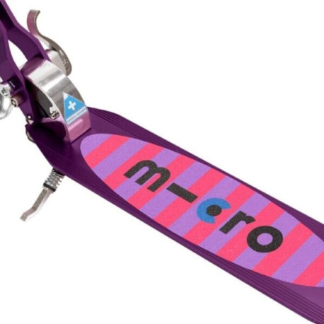 Trotinette Micro Sprite Led Purple Stripe 2026  - Trottinette Enfants