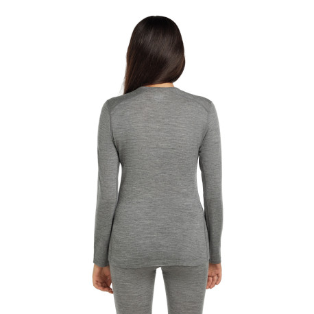 Technical Baselayer Top Icebreaker Women Merino 200 Oasis LS Crewe 2025 