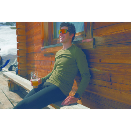Technical Baselayer Top Icebreaker Men Merino 200 Oasis LS Crewe 2025 