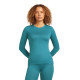 Technical Baselayer Top Icebreaker Women Merino 200 Oasis LS Crewe 2025 