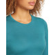 Technical Baselayer Top Icebreaker Women Merino 200 Oasis LS Crewe 2025 