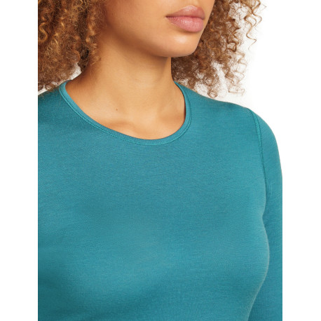 Technical Baselayer Top Icebreaker Women Merino 200 Oasis LS Crewe 2025 