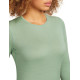 Technical Baselayer Top Icebreaker Women Merino 200 Oasis LS Crewe 2025 