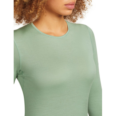 Technical Baselayer Top Icebreaker Women Merino 200 Oasis LS Crewe 2025 