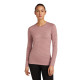 Technical Baselayer Top Icebreaker Women Merino 200 Oasis LS Crewe 2025 