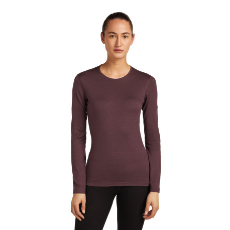 Technical Baselayer Top Icebreaker Women Merino 200 Oasis LS Crewe 2025 