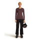 Technical Baselayer Top Icebreaker Women Merino 200 Oasis LS Crewe 2025 