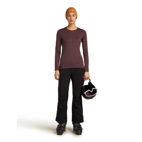 Technical Baselayer Top Icebreaker Women Merino 200 Oasis LS Crewe 2025 