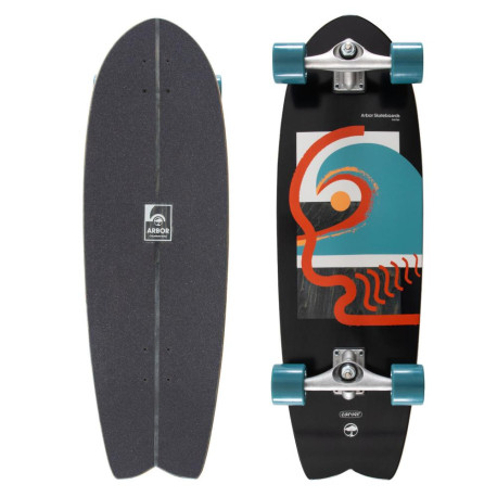 Surfskate Arbor Fat Fish 32\\" 2024 - Complete  - Komplette Surfskates