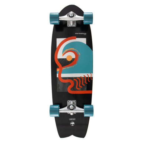 Surfskate Arbor Fat Fish 32\\" 2024 - Complete  - Komplette Surfskates