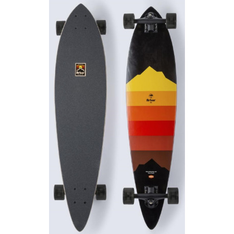 Longboard Complete Arbor Fish 37\\" Artist 2020  - Longboard Complet