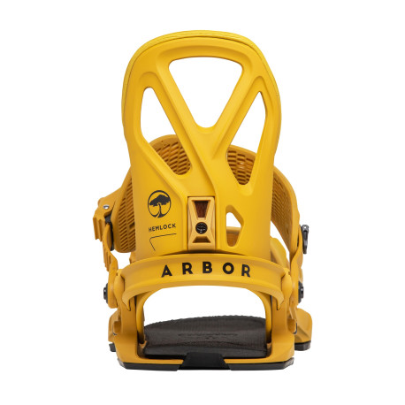 Snowboard Bindungen Arbor Hemlock Mustard 2022 