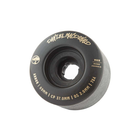 Roues de longboard Arbor Vice Daniel Macdonald Black 69mm 2023 