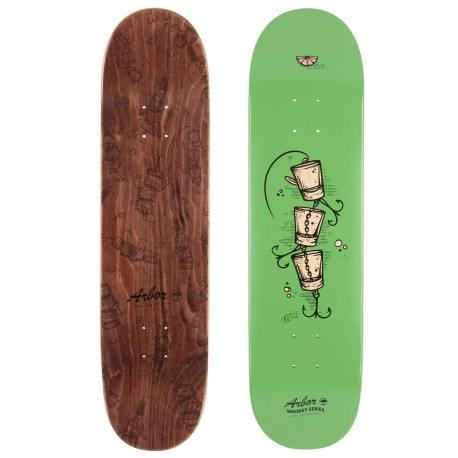 Skateboard Deck Only Arbor Whiskey Upcycle 8.0" 2023 