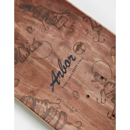 Skateboard Deck Only Arbor Whiskey Upcycle 8.0" 2023 