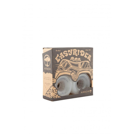 Roues de longboard Arbor Mosh 78a Ghost White 2026 
