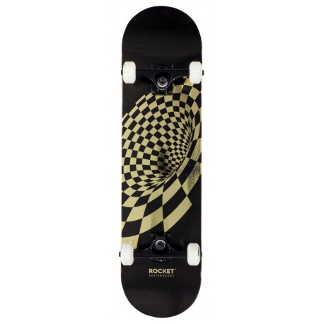 Skateboard Rocket Vortex Foil Gold 8" Complete 2022