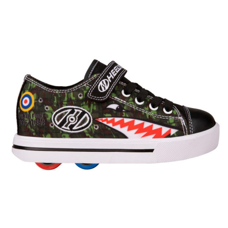 Schuhe mit Rollen Heelys X2 Snazzy Black/Camo Shark 2022 - HX2 für Jungen