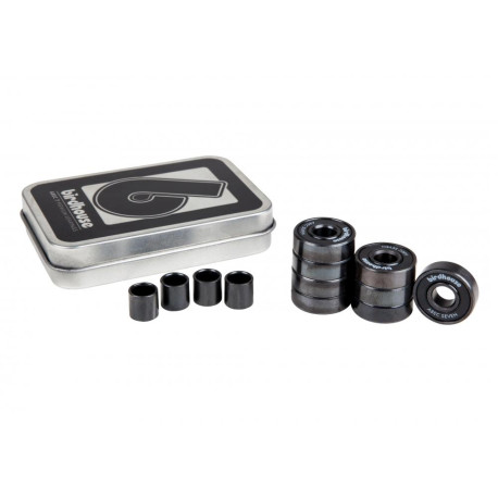 Birdhouse Bearing Abec 7 (Pack 8) Black 2022 - Roulements pour skateboards