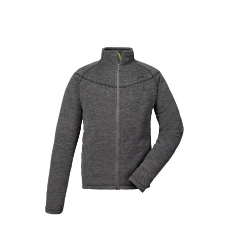 Veste Pyua Escape-Y Full Zip Fleece Grey Melange - Fleecejacken