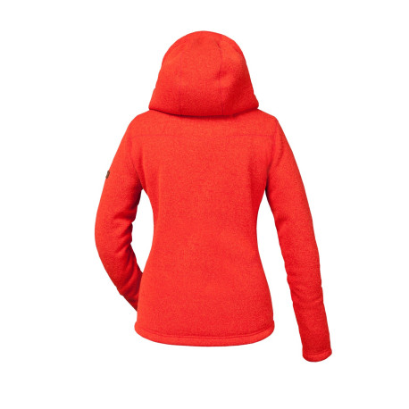 Veste Pyua Tide Hooded Full Zip Fleece Red Melange - Fleecejacken