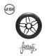 WISE Scooter Wheel Fiversity 125mm Black 2016 - Roues