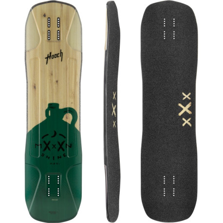 Moonshine Hooch Green 38\\" 2019 - Deck Only - Planche Longboard ( à personnaliser )