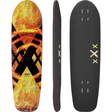 Moonshine Spark  33.5\\" 2019 -  Deck Only - Planche Longboard ( à personnaliser )