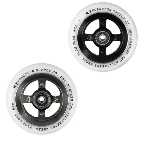 Revolution Supply Co Scooter Wheel PU Pro 110mm Flow White 2019 - Roues