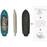 Bombsquad Mini Agent Orange  (Trucks and wheels to choose) 2014 - Complete - Longboard Complet