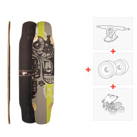 Skateboard Fibretec Dancer 46.5\\" (Trucks and wheels to choose) 2016 - Complete - Longboard Komplett