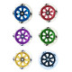 Blunt Scooter Wheel 7 Spoke Gomme 110mm White 2019 - Roues