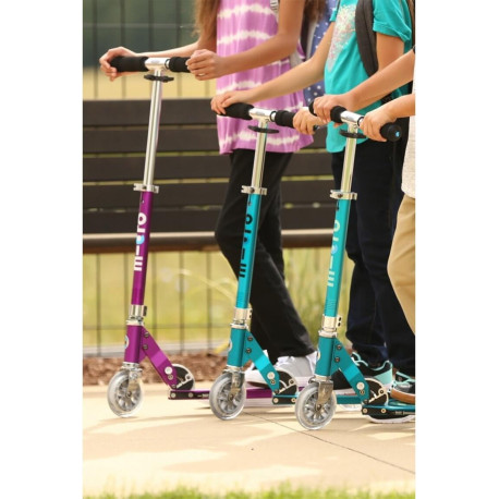 Trottinette Micro Sprite Led Petrol Stripe 2023 - Trottinette Enfants