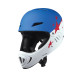 Integralhelm Micro Racing Helmet White Blue 2023 - Fullface Helmet