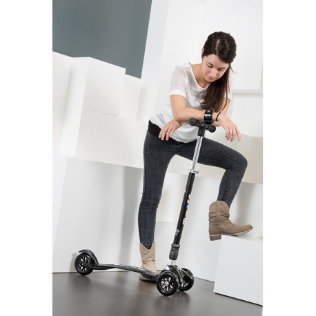 Trottinette Micro Kickboard Compact Black Matt 2023 - Trottinette Adulte