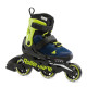 Roller en ligne Rollerblade Microblade 3Wd Blue Royal/Lime 2023 - Rollers en ligne