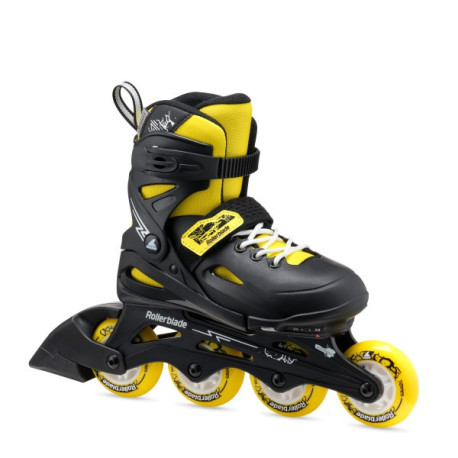 Roller en ligne Rollerblade Fury Black/Yellow 2023 - Rollers en ligne